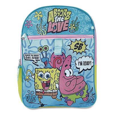 Bioworld Spongebob 5-Piece Backpack Set, 12 x 5 x 16, Multicolor (B1Y8LAQSPOIR)