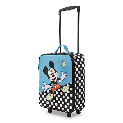 Bioworld Four-Piece Mickey Mouse Carry-On Luggage Set, 11.75 x 6 x 14 (LRY6U4CDSYPP)