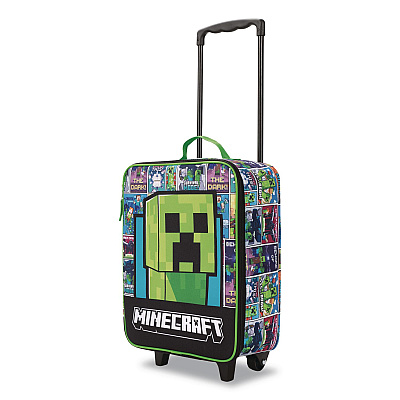 Bioworld Four-Piece Minecraft Carry-On Luggage Set, 11.75 x 6 x 14 (LRY6U4EMNCPP)