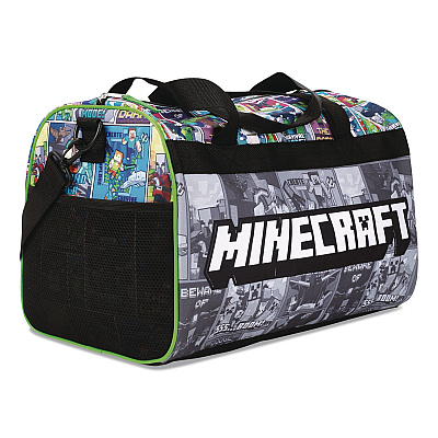 Bioworld Four-Piece Minecraft Carry-On Luggage Set, 11.75 x 6 x 14 (LRY6U4EMNCPP)