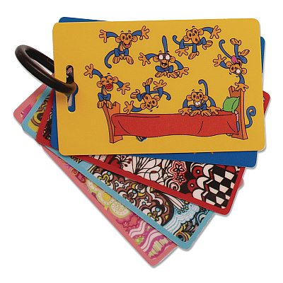 DistrACTION Flash Cards. All Ages, 3.4 x 2.5, 5 Cards/Set, 4 Sets/Pack (DTCSET)