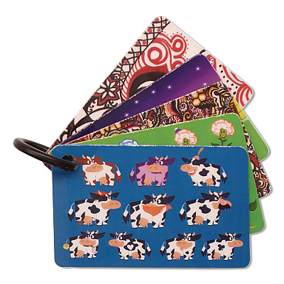 DistrACTION Flash Cards. All Ages, 3.4 x 2.5, 5 Cards/Set, 4 Sets/Pack (DTCSET)