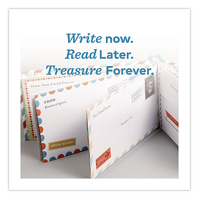 Chronicle Books Guided Journal: Letters to My Friend, Multicolor Cover, (12) 4.25 x 8 Sheets (978145215943)