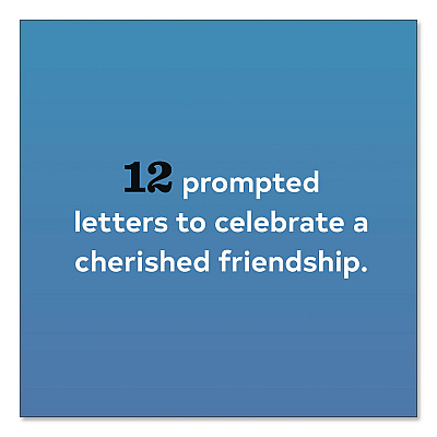 Chronicle Books Guided Journal: Letters to My Friend, Multicolor Cover, (12) 4.25 x 8 Sheets (978145215943)