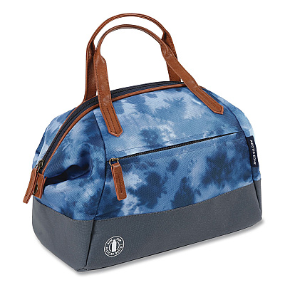 Eco Iced Tie Dye Blue Insulated Lunch Bag, 9.5" x 6.25" x 11.5", Blue (10003574)