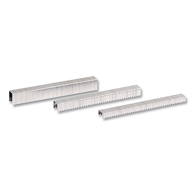 Heavy Duty Staples, 0.25" Leg/0.38" Leg/0.5" Leg, 0.41" Crown, Silver, 1,875/Box (50MP)