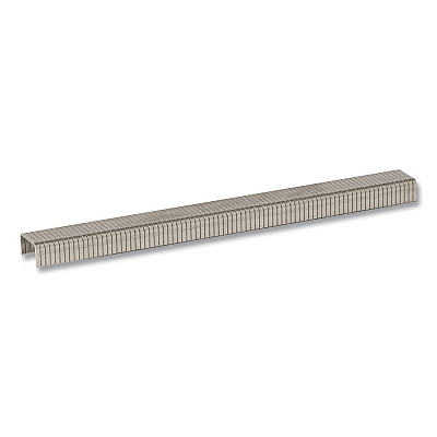 Heavy Duty Staples, 0.25" Leg, 0.37" Crown, Silver, 1,000/Box (504SS1AM)
