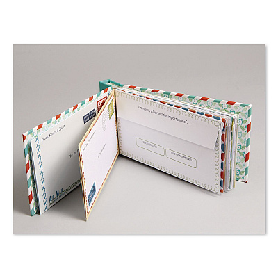 Chronicle Books Guided Journal: Letters to My Friend, Multicolor Cover, (12) 4.25 x 8 Sheets (978145215943)