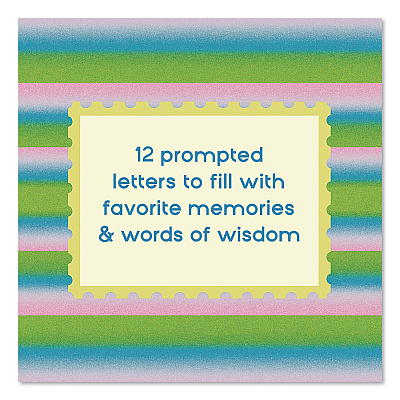 Chronicle Books Guided Journal: Letters to My Future Self, Multicolor Cover, (12) 3.5 x 7.75 Sheets (978179722769)
