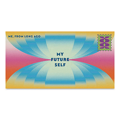 Chronicle Books Guided Journal: Letters to My Future Self, Multicolor Cover, (12) 3.5 x 7.75 Sheets (978179722769)