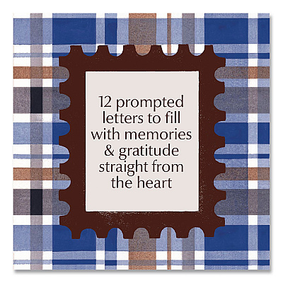 Chronicle Books Guided Journal: Letters to My Dad, Multicolor Cover, (12) 3.5 x 7.75 Sheets (978179723146)