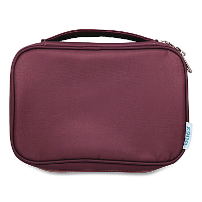 Travel Jewelry Organizer, 7.4 x 5.6, Maroon (SOLS0001)