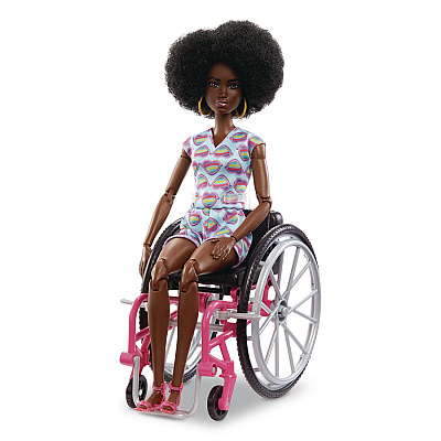 Fashionistas Doll with Wheelchair and Ramp, Ages 3 and Up (HJT14)