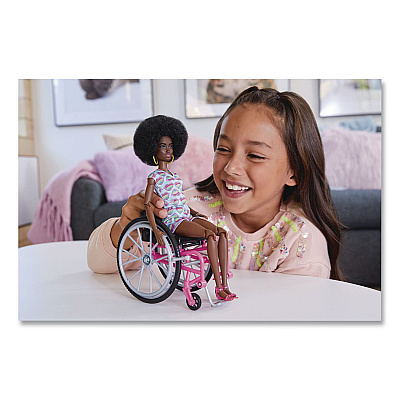 Fashionistas Doll with Wheelchair and Ramp, Ages 3 and Up (HJT14)