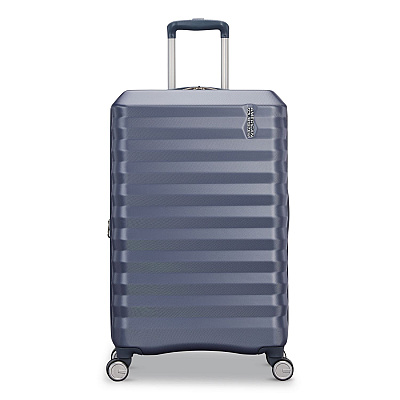 AMERICAN TOURISTER Color Vault Hardside Spinner Suitcase Set, 11 x 11 x 24, Slate Blue (153951E264)