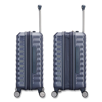 AMERICAN TOURISTER Color Vault Hardside Spinner Suitcase Set, 11 x 11 x 24, Slate Blue (153951E264)