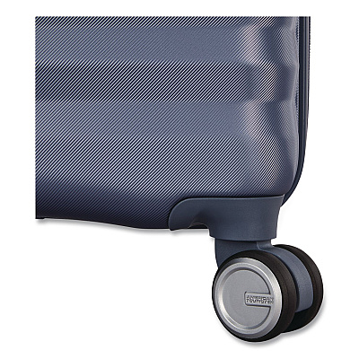AMERICAN TOURISTER Color Vault Hardside Spinner Suitcase Set, 11 x 11 x 24, Slate Blue (153951E264)