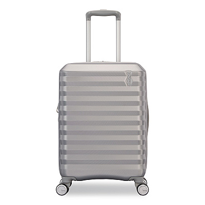 AMERICAN TOURISTER Color Vault Hardside Spinner Suitcase Set, 11 x 11 x 24, Silver (1539511776)