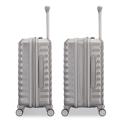 AMERICAN TOURISTER Color Vault Hardside Spinner Suitcase Set, 11 x 11 x 24, Silver (1539511776)