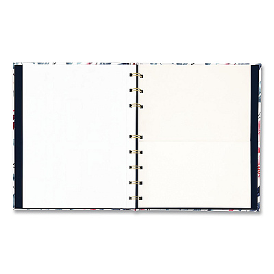 Blueline NotePro Fashion Hard Cover Notebook, 1-Subject, Medium/College Rule, Tranquil Blooms Cover, (96) 9.25 x 7.25 Sheets (A9C01)