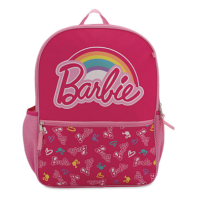 Accessory Innovations Barbie 5-Piece Backpack Set, 12 x 5 x 16, Pink (B25BA64000RS)