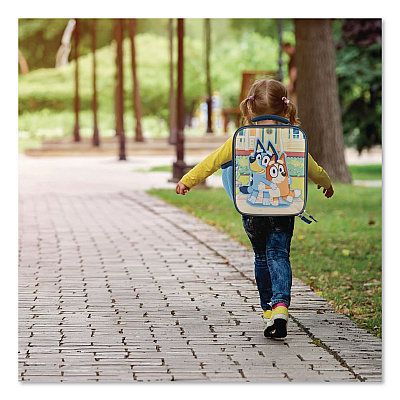 Accessory Innovations Bluey Sister Bond Kids Insulated Lunch Box, 7.5" x 3.5" x 9.5", Multicolor (S25BY61876ST)