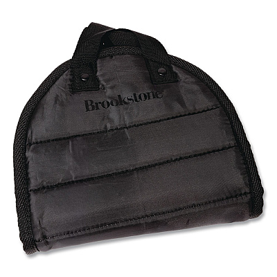Brookstone Inflight Foot Hammock, Black (BCAH0001)