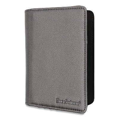 Brookstone RFID Passport Holder, Polyurethane, Dark Gray (BOAW0003021)