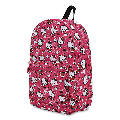 Bioworld Hello Kitty Travel Backpack, Fits Devices Up to 15", 12 x 7 x 16.5, Multicolor (BPY68G5HKCPP)