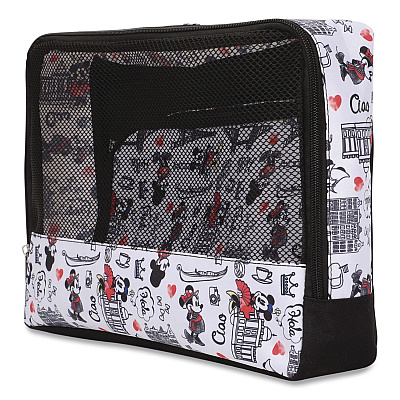 Bioworld Minie and Mickey Mouse Four-Piece Packing Cube Set, Assorted Sizes (PAY2JS2DSYPP)