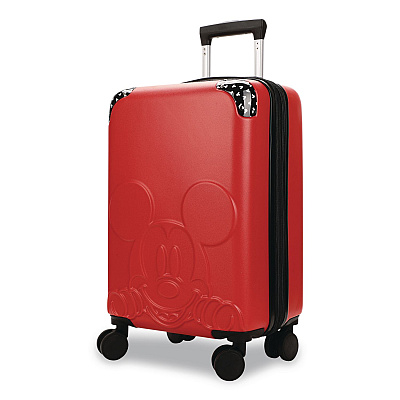 Bioworld Mickey Mouse Hardside Carry-On Suitcase, 13.5 x 8.5 x 22 (LRA89EDDSYPP)