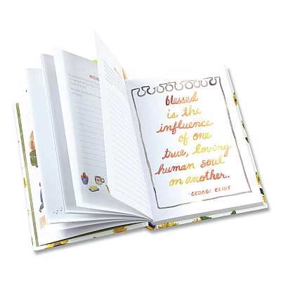 Chronicle Books Guided Journal: A Life of Gratitude by Lori Roberts, Yellow Cover, (224) 7.25 x 5.37 Sheets (978145216431)