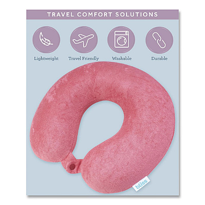 Terry Cloth Neck Pillow, Red (SCPP0005662)
