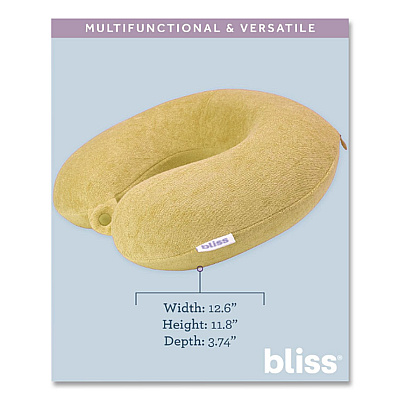 Terry Cloth Neck Pillow, Orange (SCPP0005803)