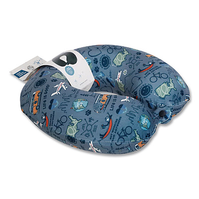 Neck Pillow, Multicolor Travel Print (LCPP0005)