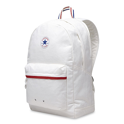 Chuck Canvas Backpack, Fits Devices Up to 16.9", 12 x 5.5 x 18, White (MA5675W2Y)