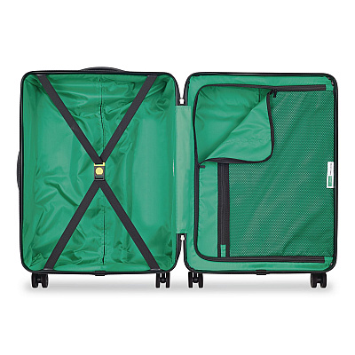 United Colors of Benetton x  NOW! 23" Hardside Spinner, 18 x 11 x 26, Black (B4376281000)