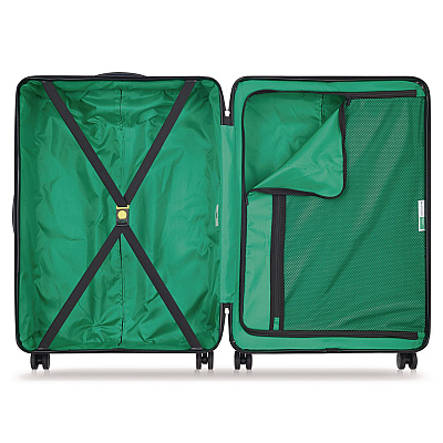 United Colors of Benetton x  NOW! 27" Hardside Spinner Suitcase, 20 x 11.5 x 30, Light Blue (B4376282112)