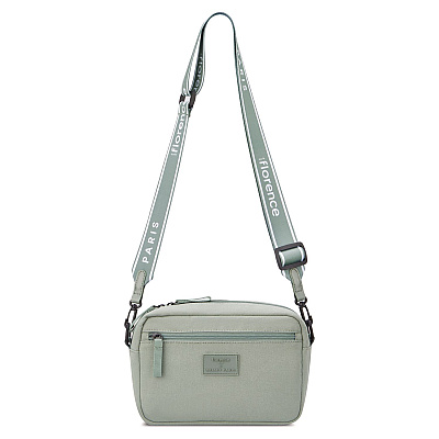 Florence by Mills Free-Spirit Crossbody Bag, 9.5" x 3.25" x 6", Sage Green (F4398011133)