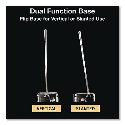 Global Printed Products Acrylic Sign Holder with Dual Function Base, 5 x 7 Insert (SGNHAB5X7)