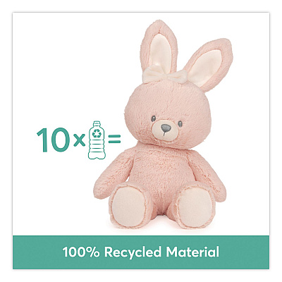 Sustainable Plush Baby Bunny, Ages Infant and Up (6066016)