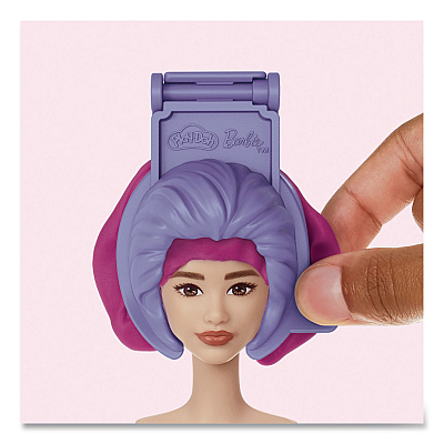 Hasbro Play-Doh Barbie Hearts and Hair Doll Set (G1357)