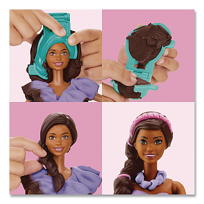 Hasbro Play-Doh Barbie Fashionista Ruffles Doll Set (G1359)