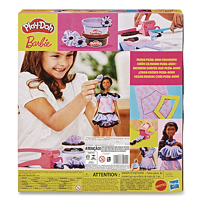 Hasbro Play-Doh Barbie Fashionista Ruffles Doll Set (G1359)