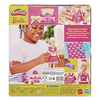 Hasbro Play-Doh Barbie Ruffles and Bows Doll Set (G1361)