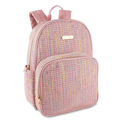 Jessica Simpson Laptop Backpack, Fits Devices Up to 16", 12.5 x 6 x 17, Pink (4060STA)