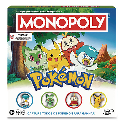 Hasbro Monopoly Pokemon Edition Board Game, Ages 8 and Up (G0716)