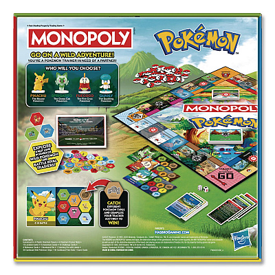 Hasbro Monopoly Pokemon Edition Board Game, Ages 8 and Up (G0716)