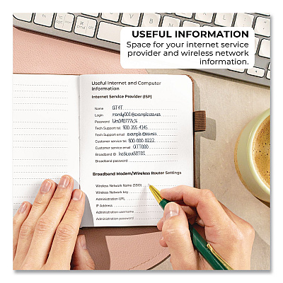 Password Book, Brown Cover (Q070Z6LIBI)