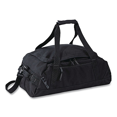 Adventure 22" Polyester Carry-On Travel Duffel, 22 x 13 x 9, Black (5218661)